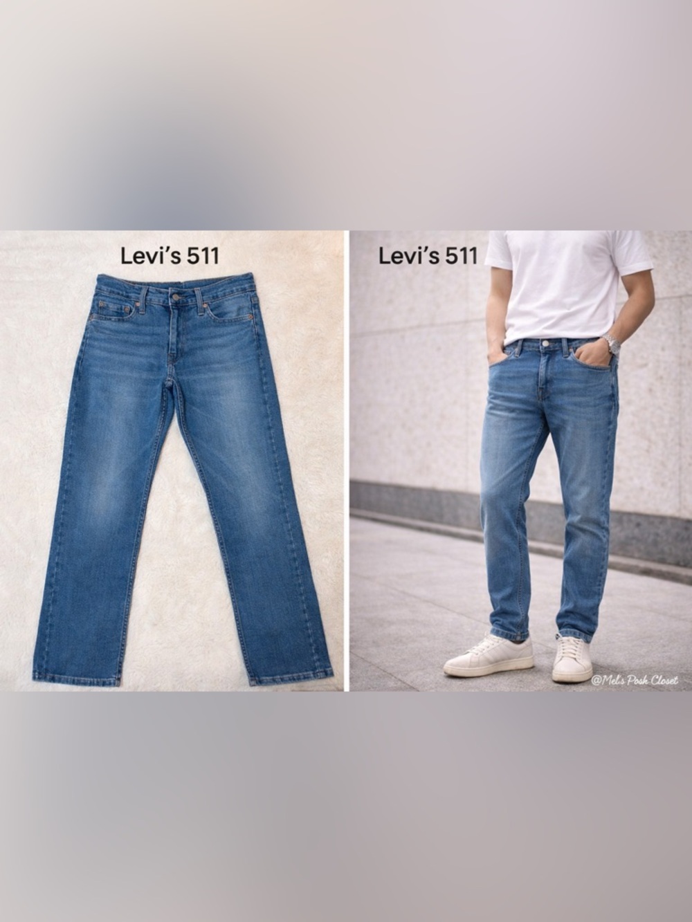 🚨Levi’s 511 Slim Fit Jeans Men’s 29x30 Medium Wash Stretch Denim Classic